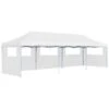 VidaXL Partytent Pop-up Met 5 Zijwanden 3x9 M Wit