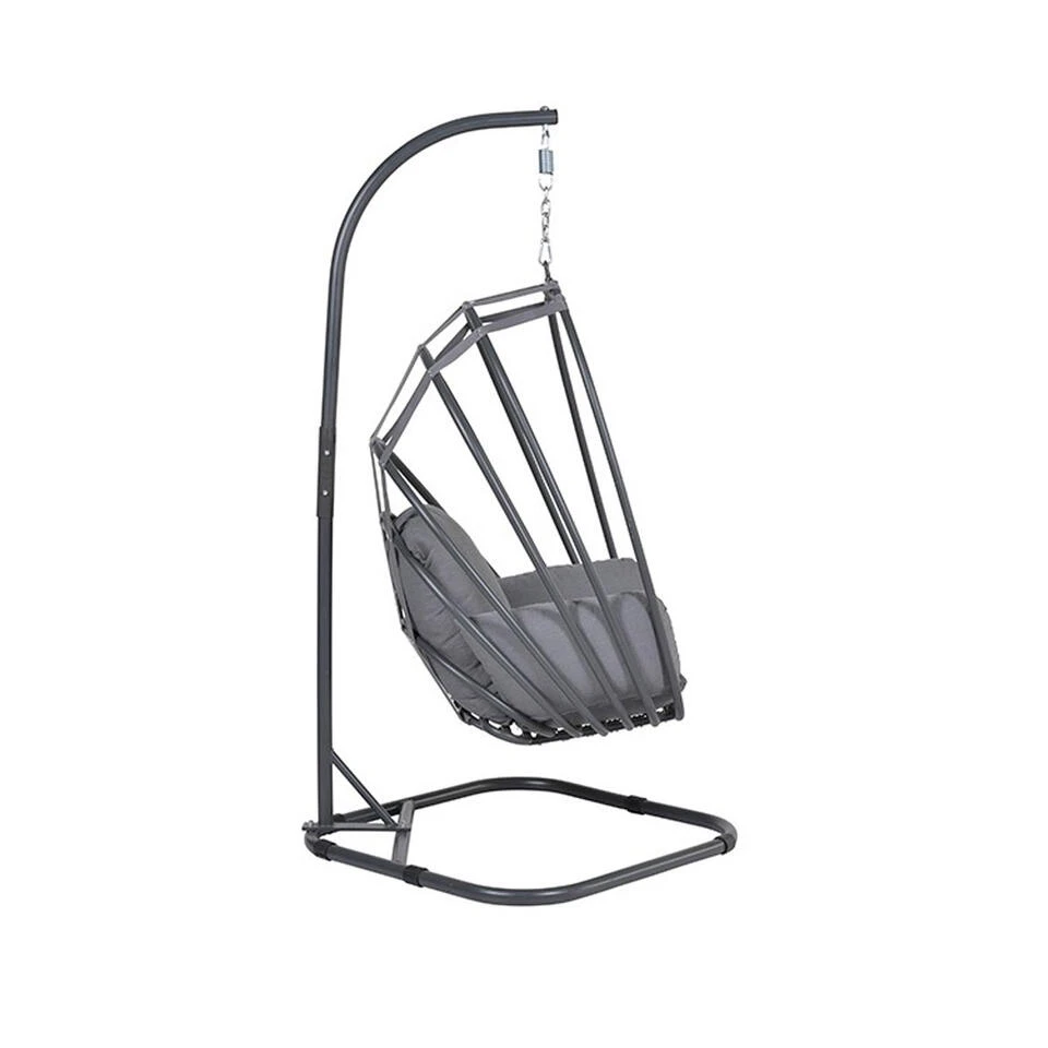 Garden Impressions Hangstoel Suez Hangstoel Ei - Opvouwbaar - Afbeelding 4