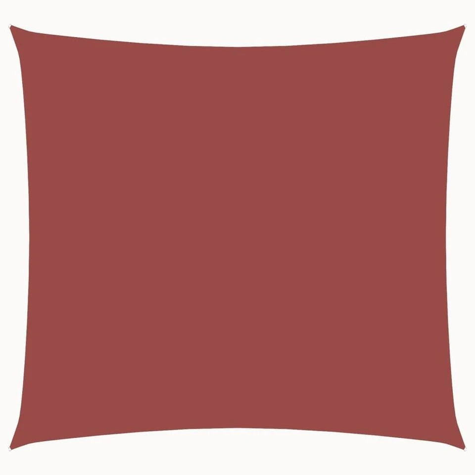 VidaXL Zonnescherm Vierkant 2x2 M Oxford Stof Terracottakleurig