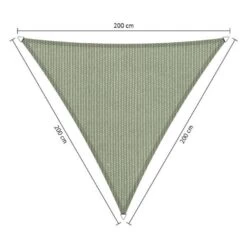 Shadow Comfort Driehoek 2x2x2m Moonstone Green