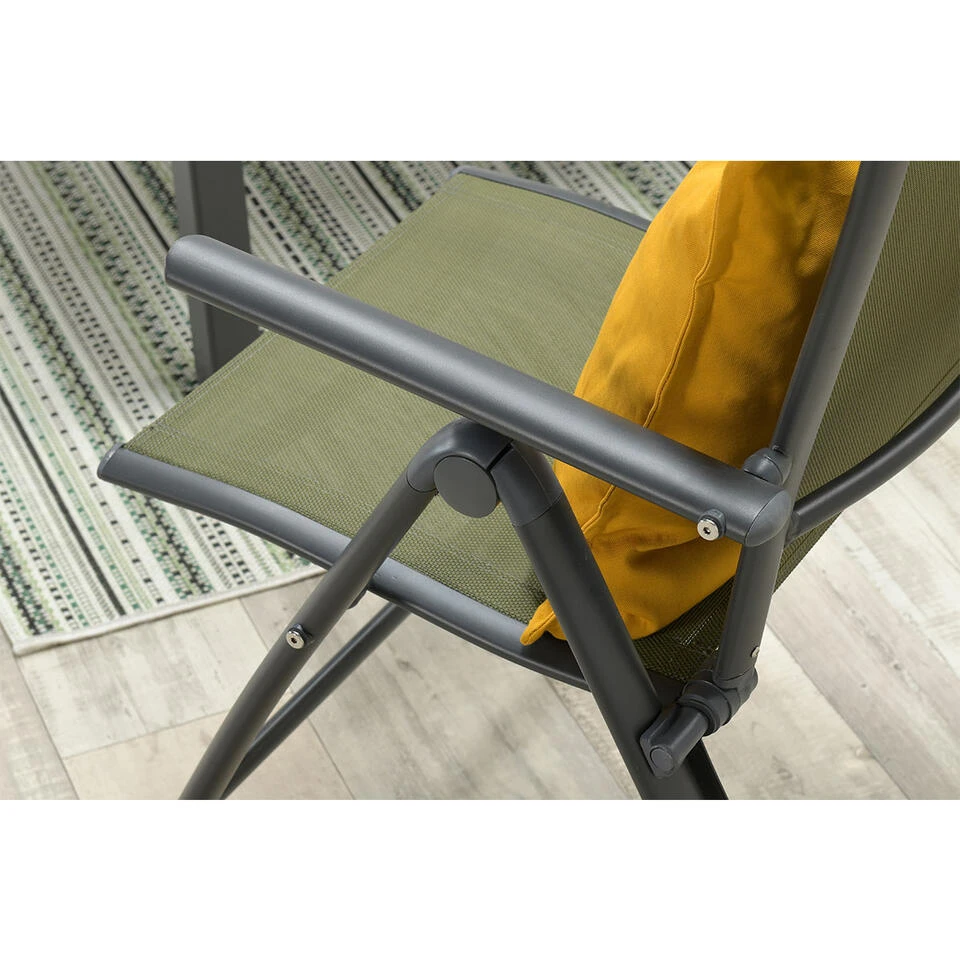 Garden Impressions Santos Tuinstoel Verstelbaar - Mos Groen - Afbeelding 3