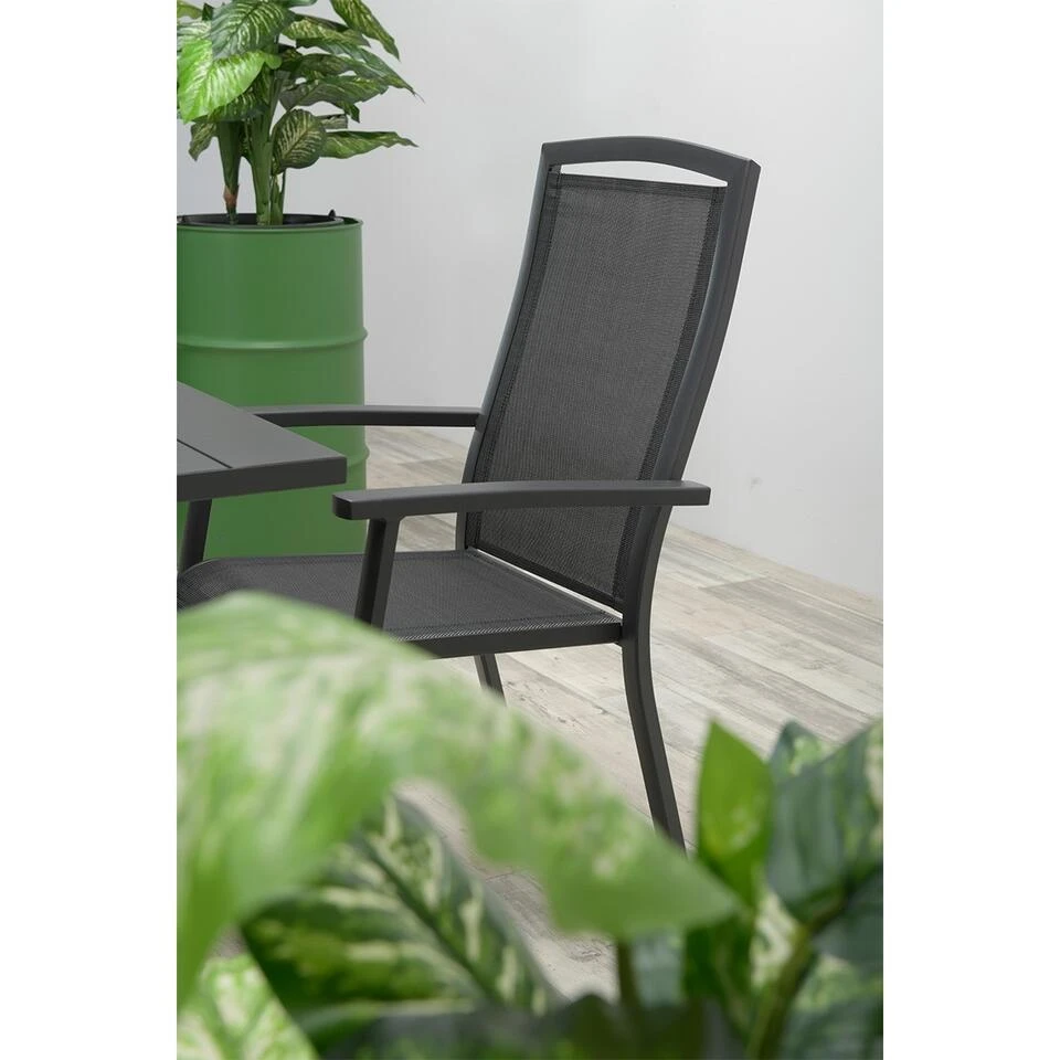 Garden Impressions Rosa Tuinstoel Verstelbaar - Antraciet - Afbeelding 2