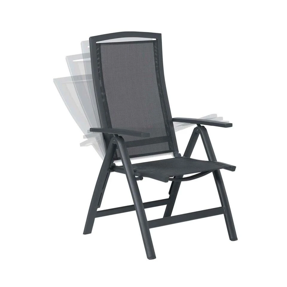 Garden Impressions Rosa Tuinstoel Verstelbaar - Antraciet