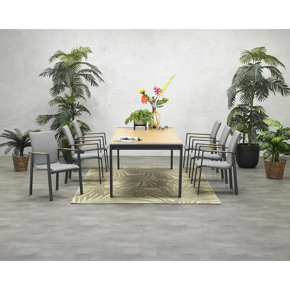 Garden Impressions Ron Tuinstoel - Teak Look - Afbeelding 2