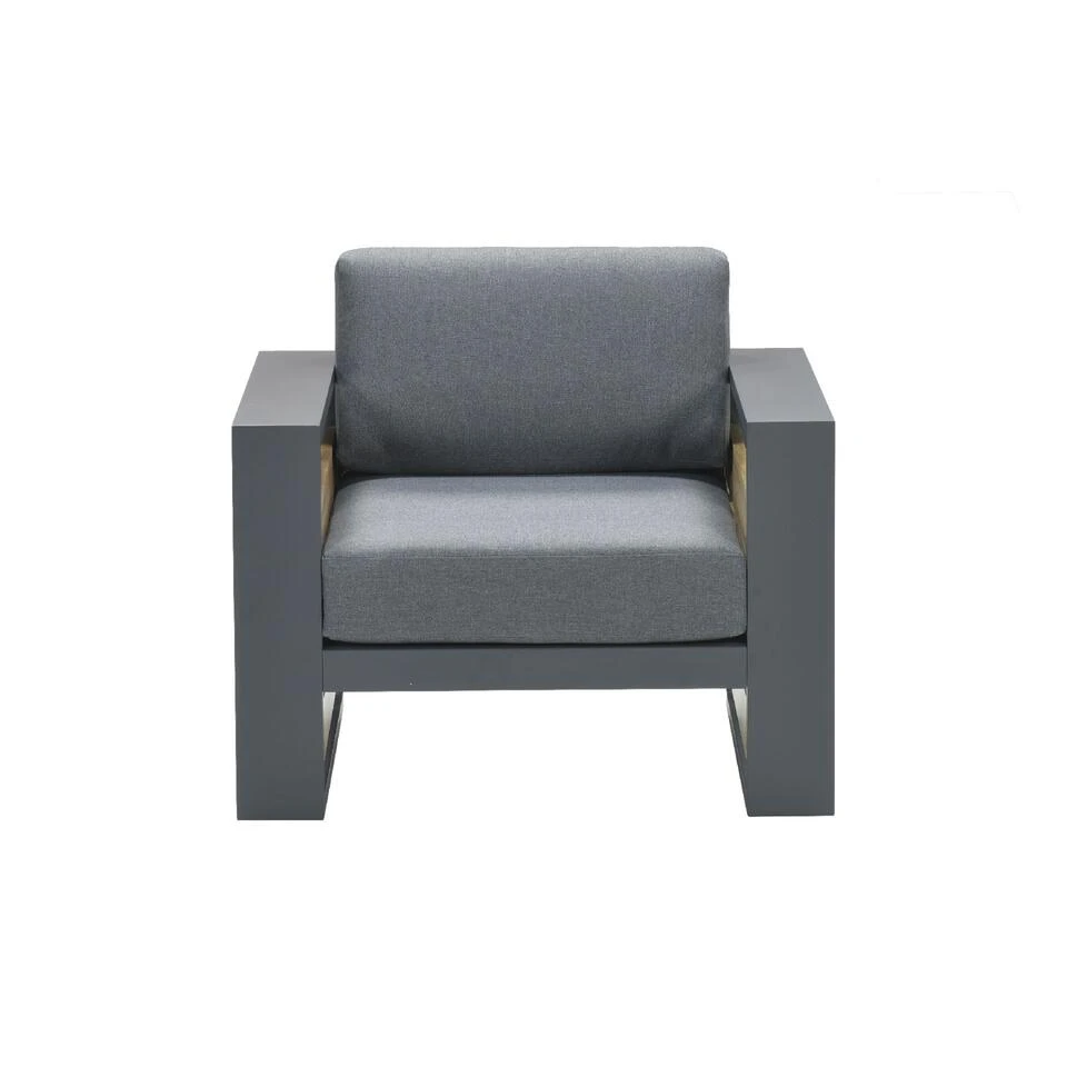 Garden Impressions Solo Lounge Fauteuil - Carbon Black/Mystic Grey - Afbeelding 3