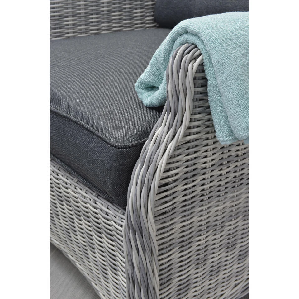 Garden Impressions Santa Rosa Relax Lounge Tuinstoelen - Grijs - Afbeelding 4