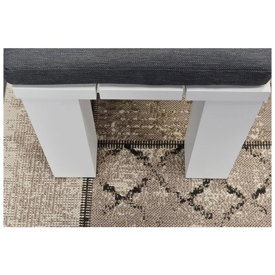 Garden Impressions Plaza Lounge Tuinbank 115,5x43xH40 Cm -mat Wit - Afbeelding 2
