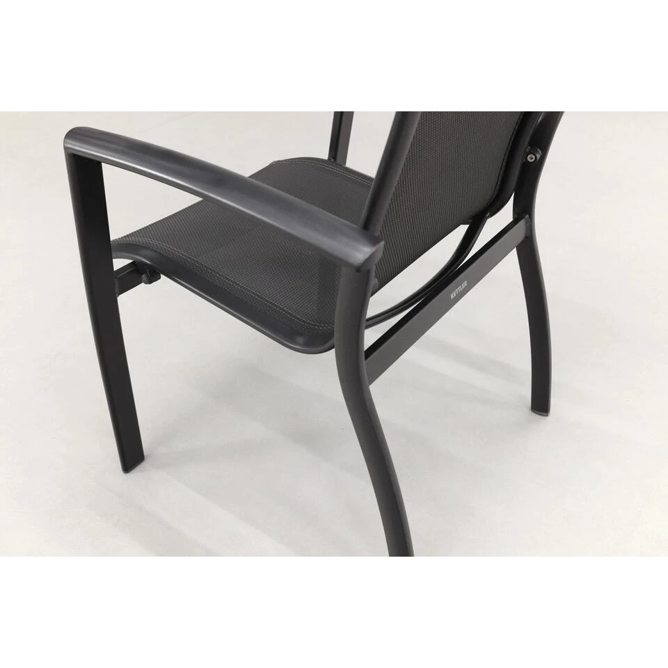 Kettler Legato Curve Stapelstoel - Antraciet - Afbeelding 3