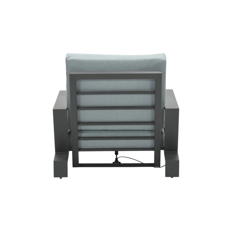 Garden Impressions Lincoln Verstelbare Loungestoel - Mint Grey - Afbeelding 4