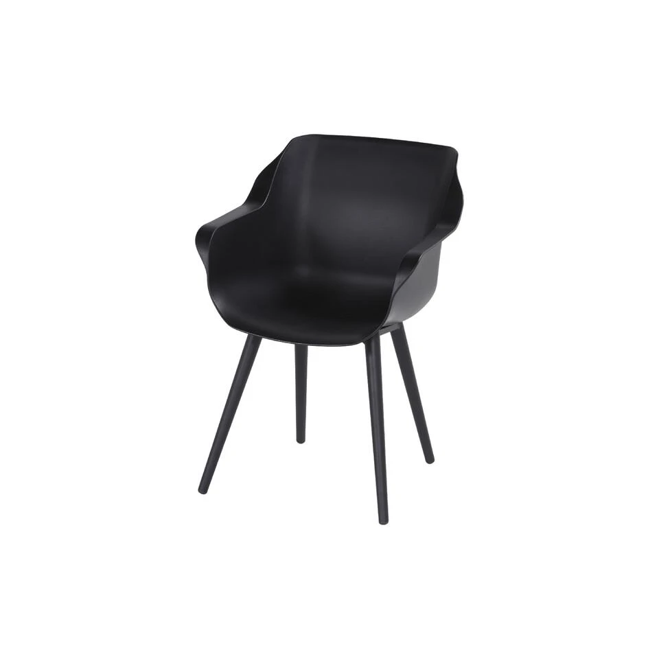 Hartman Sophie Studio Dining Armstoel - Carbon Black - Set Van 2 - Afbeelding 3