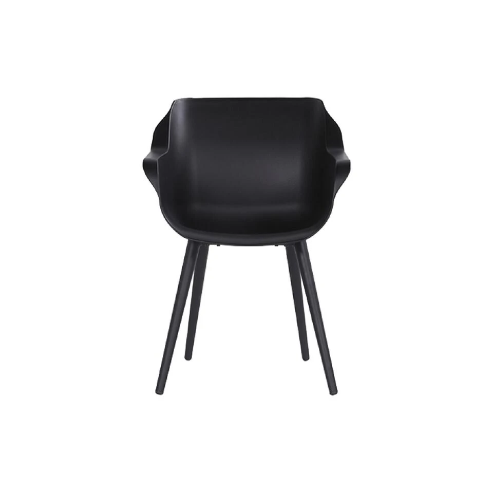 Hartman Sophie Studio Dining Armstoel - Carbon Black - Set Van 2 - Afbeelding 4
