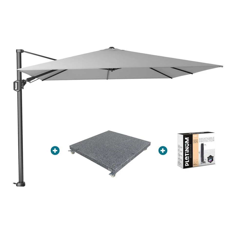Platinum Challenger Premium T2 3x3 M - Light Grey Met Voet En Hoes