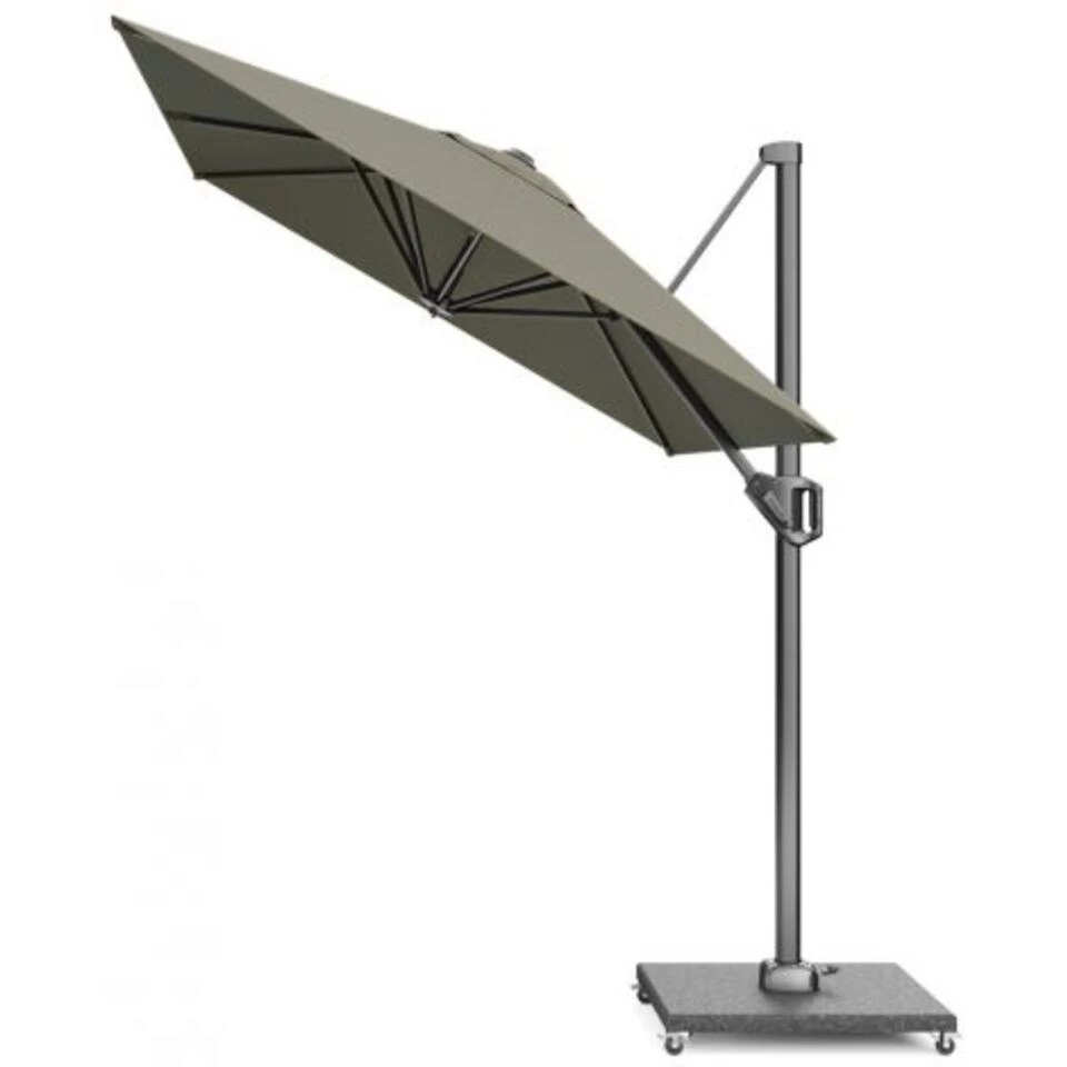 Platinum Voyager Zweefparasol T1 3x2 M. - Taupe Met Voet En Hoes - Afbeelding 2