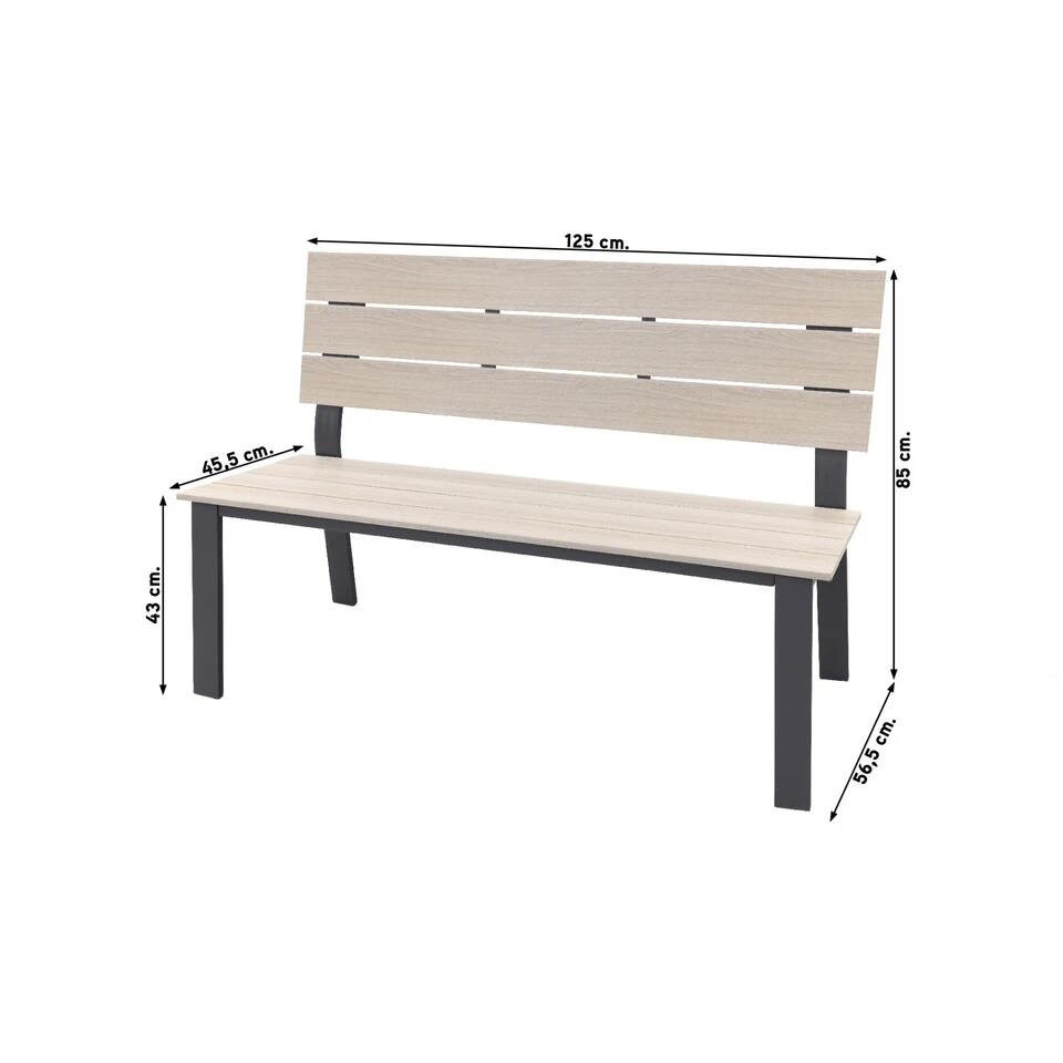 Garden Impressions Jondal Tuinbank 2-zits - Afbeelding 2