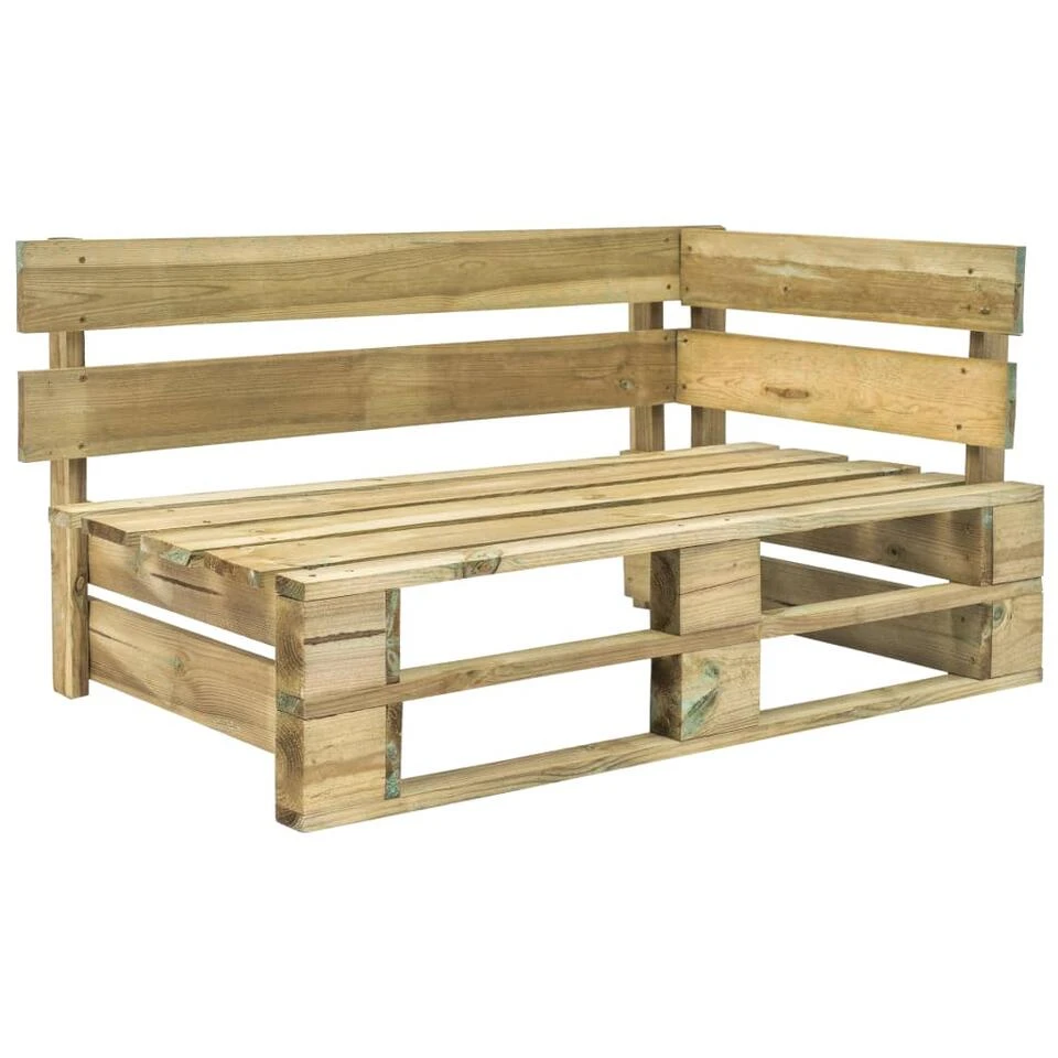 VidaXL Tuinhoekbank Pallet Hout