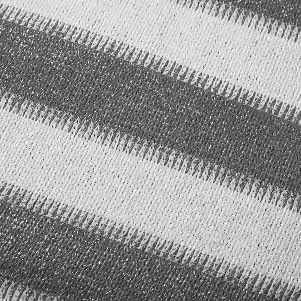 Tectake - Balkonscherm - Variant 2 - 75 Cm Wit/grijs - Afbeelding 4