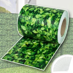 Tectake - Privacyfolie Voor Hek/tuinscherm - 35 Meter - 19 Cm Hoog - Buxus