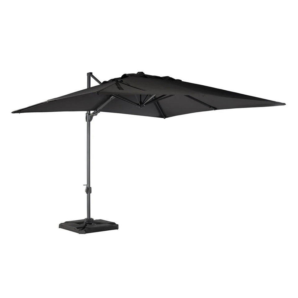 Exotan Parasol Buiten Roma - Aluminium - Antraciet - 265x300x300