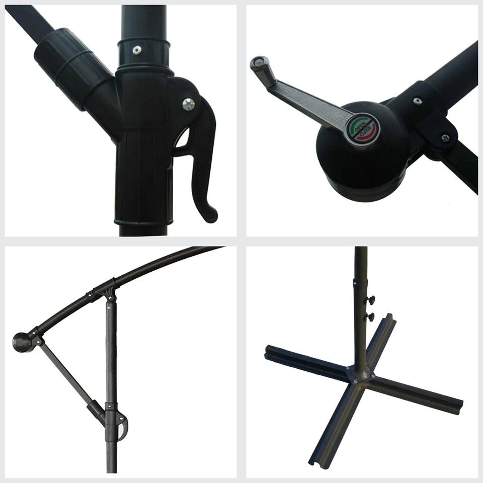 Happy Garden Schaduwzeilen OAHU - Red - Staal - Afbeelding 3