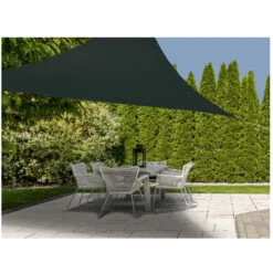 Merkloos Schaduwdoek - Driehoekig - Donkergrijs - 360 Cm