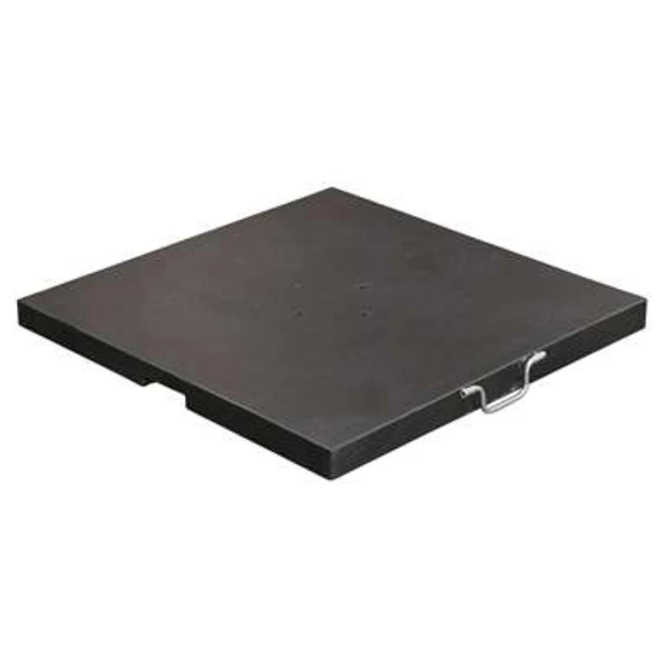 Garden Impressions Zweefparasol Ø350 D. Grijs/zand Met Voet En Hoes - Afbeelding 2