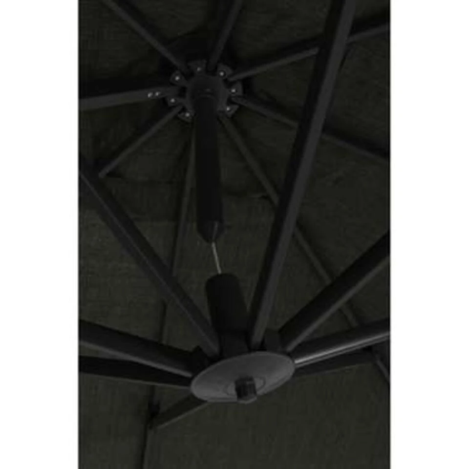 Garden Impressions Hawaii Deluxe Parasol 300x300 - D. Grijs-mos Groen - Afbeelding 2