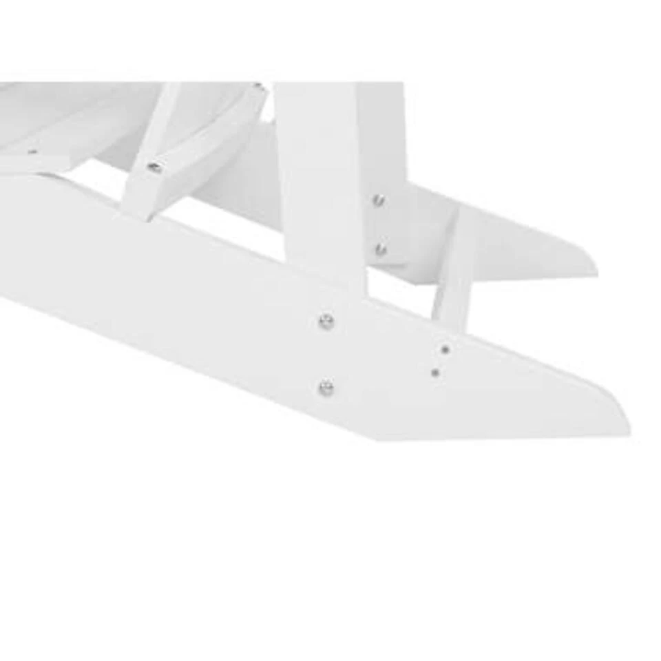 Beliani Tuinstoel ADIRONDACK - Wit Kunsthout - Afbeelding 3