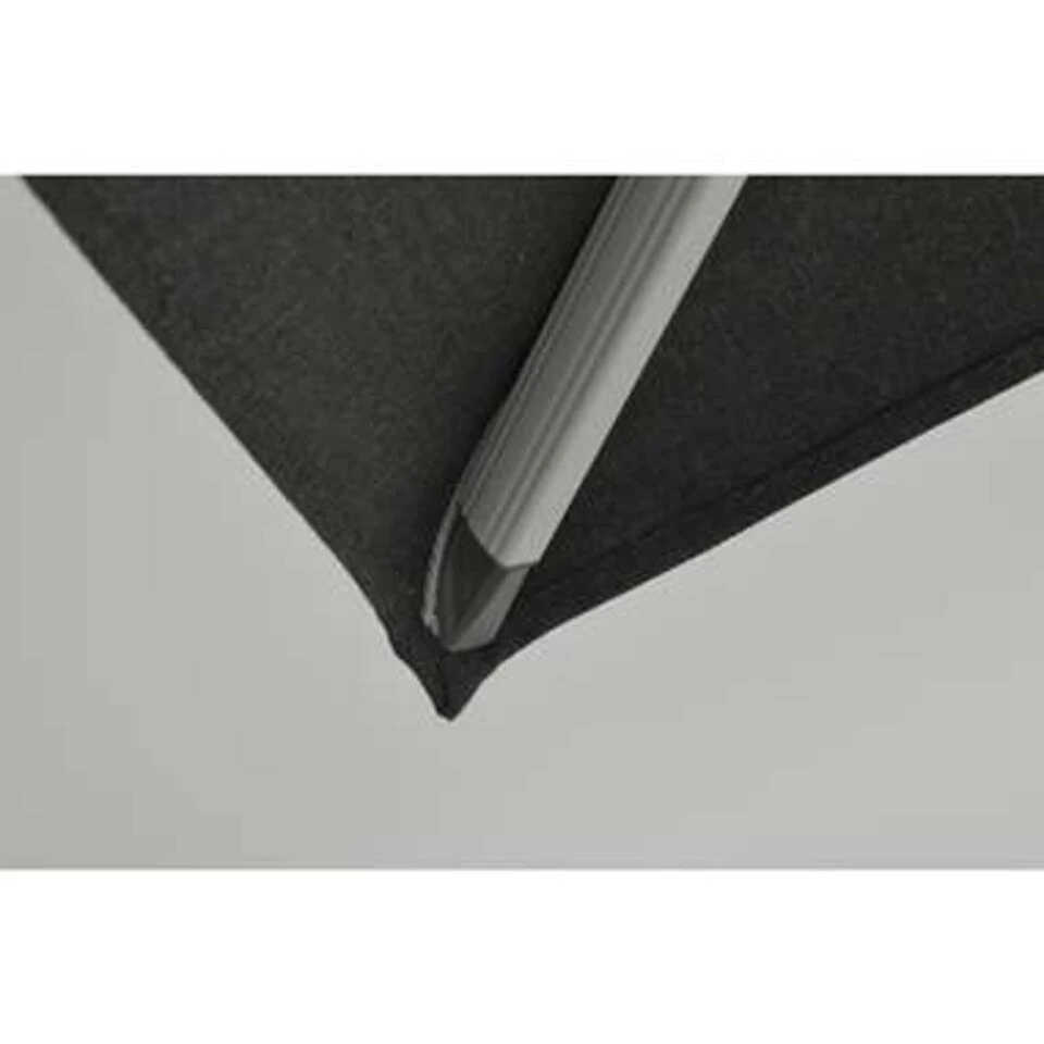 Garden Impressions Hawaii Big Pole Parasol 350x350 - Wit - D. Grijs - Afbeelding 3