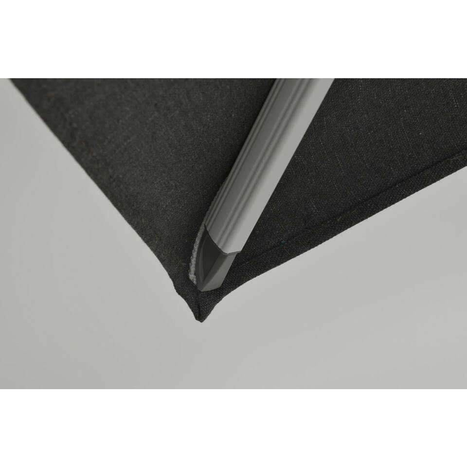 Garden Impressions Hawaii Big Pole Parasol 350x350 - Wit - D. Grijs - Afbeelding 4