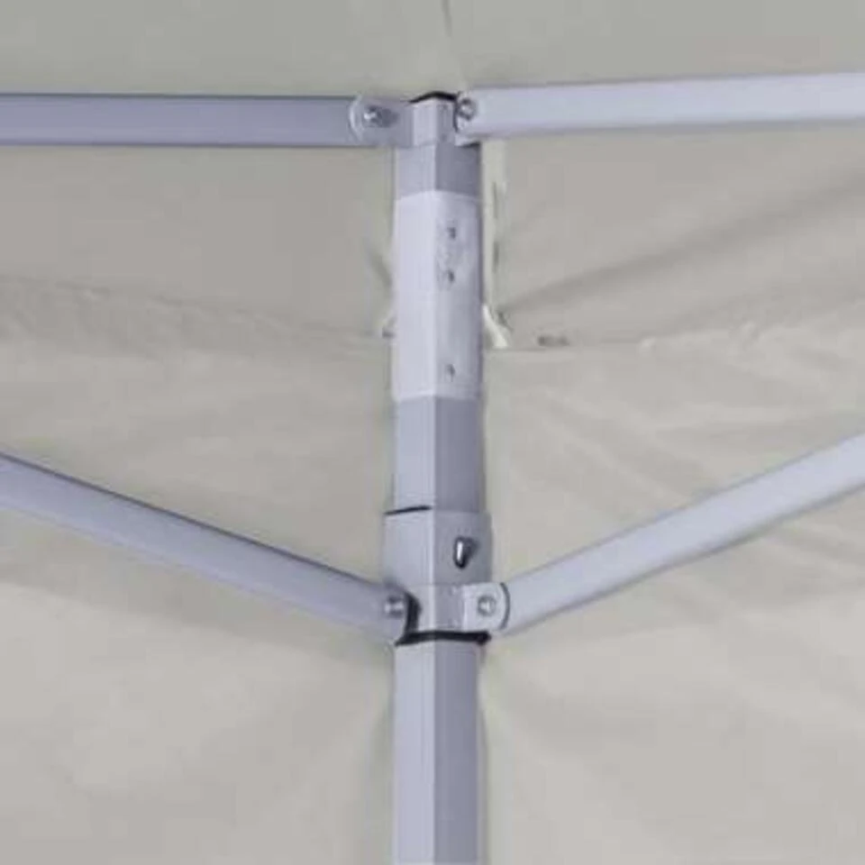 VidaXL Vouwtent Met 4 Zijwanden 3x3 M Crème - Afbeelding 4