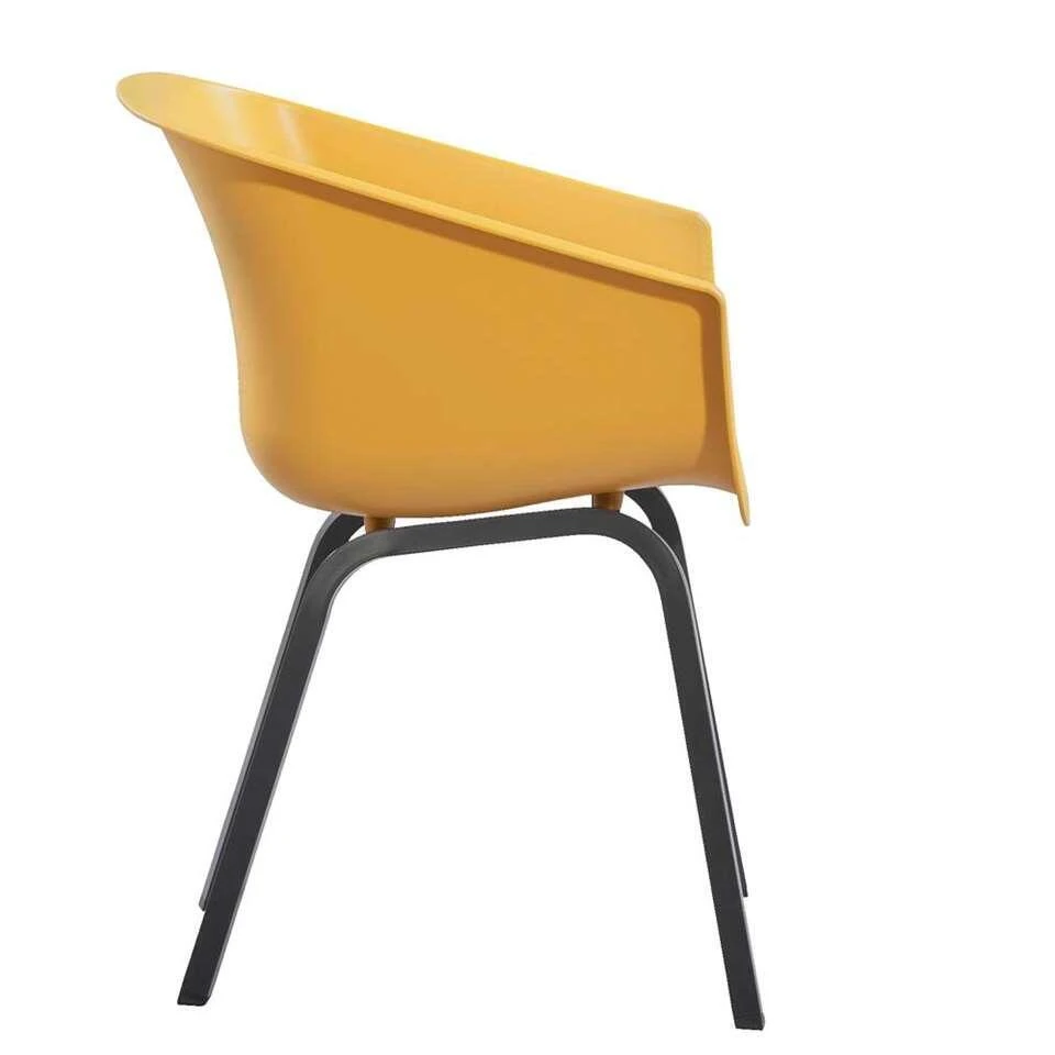Hartman Kuipstoel Amalia - Geel - Aluminium Onderstel - Afbeelding 4