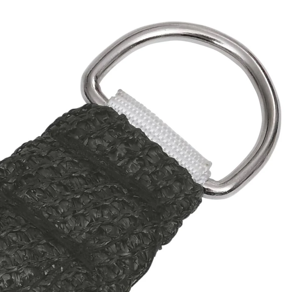 VidaXL Zonnezeil 160 G/m² 2,5x2,5 M HDPE Antracietkleurig - Afbeelding 4