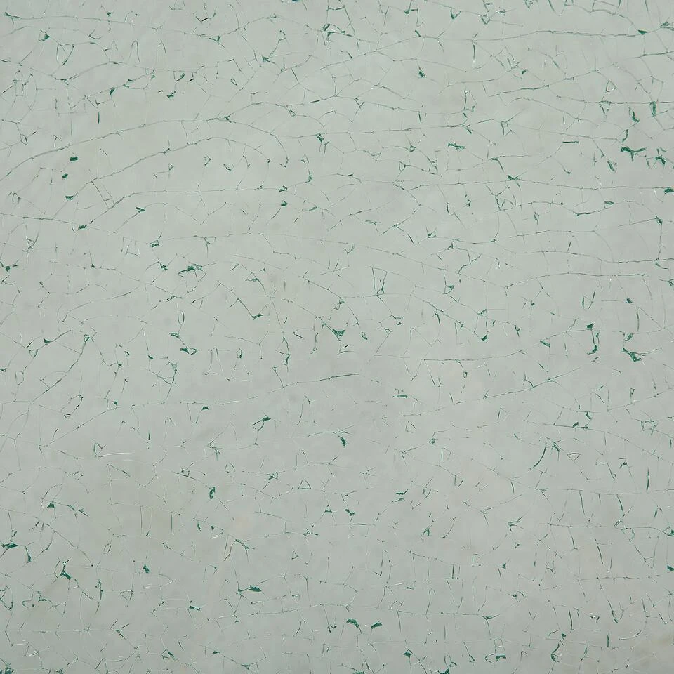 Beliani Eettafel GROSSETO - Transparant Veiligheidsglas, Rvs - Afbeelding 2