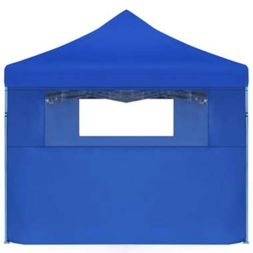 VidaXL Vouwtent Pop-up Met 5 Zijwanden 3x9 M Blauw - Afbeelding 4