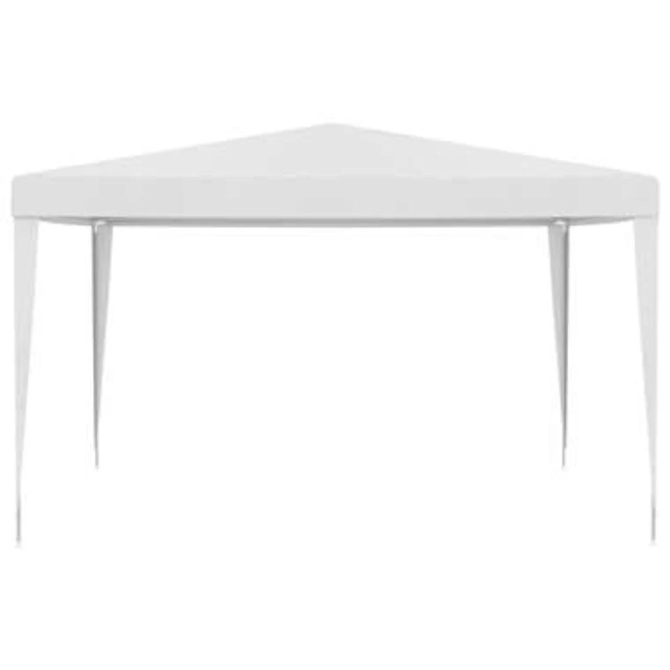 VidaXL Partytent 4x4 M Wit - Afbeelding 3