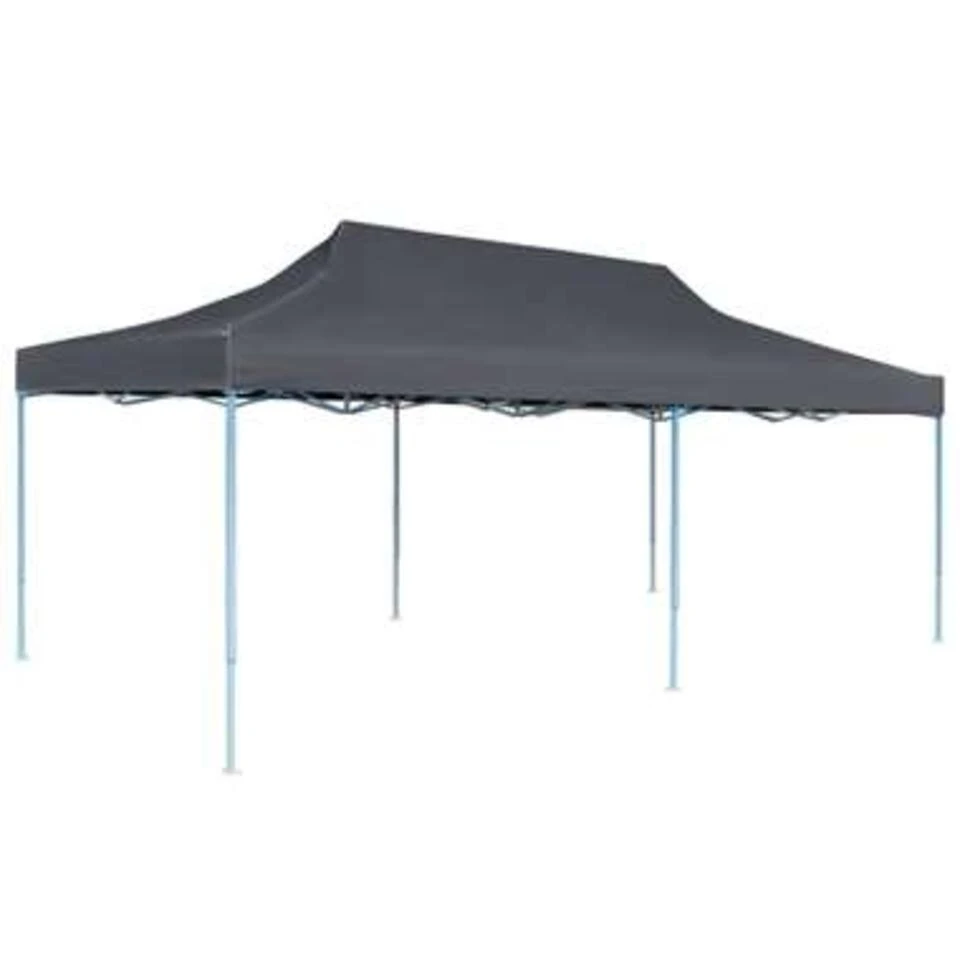 VidaXL Partytent Pop-up Inklapbaar Met Zijwanden 3x6 M Antraciet - Afbeelding 4